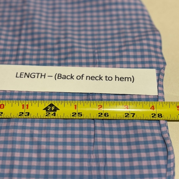 Faherty Men's Long sleeve Supima Cotton Button Down Shirt Sz M Preppy Classic - Picture 9 of 10